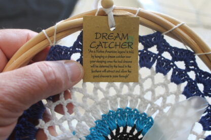 Dreamcatcher Natural with Crochet 22 cm
